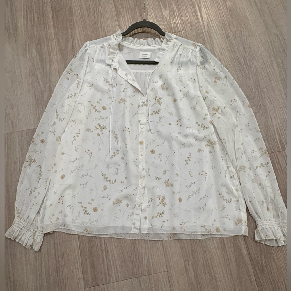 Wilfred Sheer White Blouse